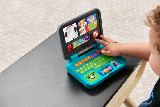 Imagine Fisher Price Laugh & Learn – Laptop interactiv în limba română