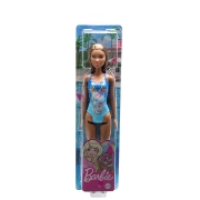 Imagine PAPUSA BARBIE SATENA CU COSTUM DE BAIE ALBASTRU