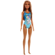 Imagine PAPUSA BARBIE SATENA CU COSTUM DE BAIE ALBASTRU