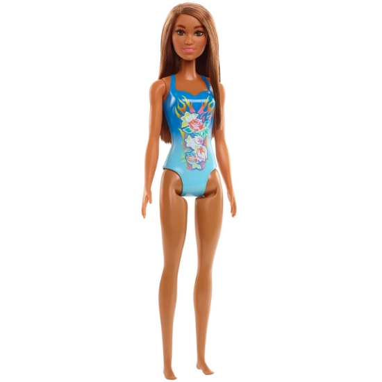 Imagine PAPUSA BARBIE SATENA CU COSTUM DE BAIE ALBASTRU