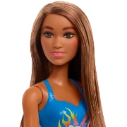 Imagine PAPUSA BARBIE SATENA CU COSTUM DE BAIE ALBASTRU