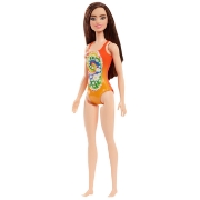 Imagine PAPUSA BARBIE SATENA CU COSTUM DE BAIE PORTOCALIU