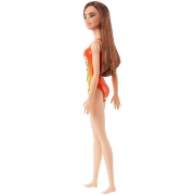 Imagine PAPUSA BARBIE SATENA CU COSTUM DE BAIE PORTOCALIU