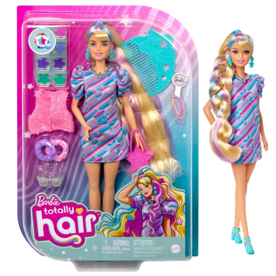 Imagine BARBIE TOTALLY HAIR PAPUSA BARBIE BLONDA