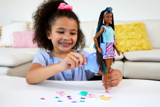 Imagine BARBIE TOTALLY HAIR PAPUSA BARBIE CURCUBEU