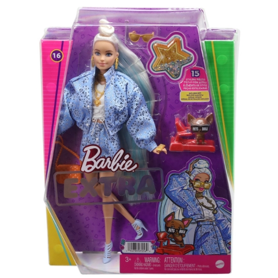 Imagine BARBIE PAPUSA BARBIE EXTRA BARBIE CU BANDANA