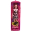 Imagine PAPUSA BARBIE FASHIONISTA SATENA CU ROCHIE CU IMPRIMEU FLORAL