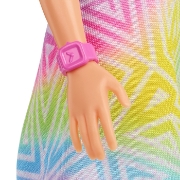 Imagine PAPUSA BARBIE FASHIONISTA BLONDA CU SUVITE MOV
