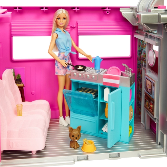 Imagine Barbie vehicul Dream Camper