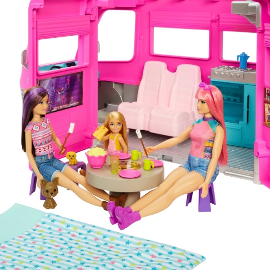 Imagine Barbie vehicul Dream Camper