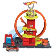 Imagine HOT WHEELS STATIA DE POMPIERI SUPER LOOP