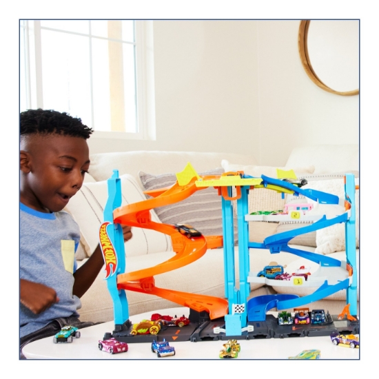 Imagine Hot Wheels City Turnul de curse