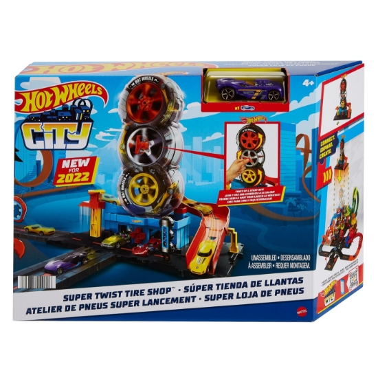 Imagine Hot Wheels City Vulcanizarea Super Twist