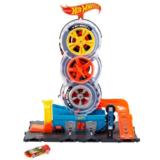 Imagine Hot Wheels City Vulcanizarea Super Twist