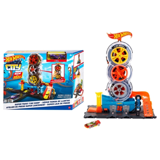 Imagine Hot Wheels City Vulcanizarea Super Twist