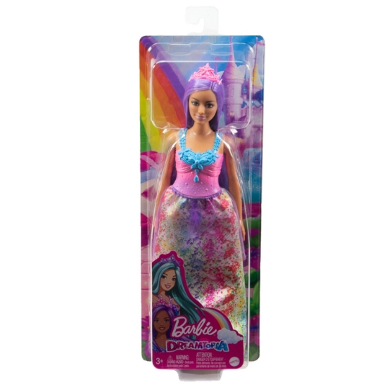 Imagine BARBIE DREAMTOPIA PAPUSA PRINTESA CU PAR MOV