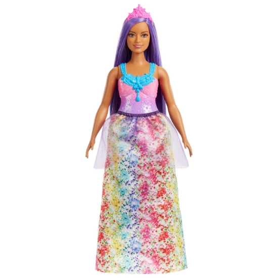 Imagine BARBIE DREAMTOPIA PAPUSA PRINTESA CU PAR MOV