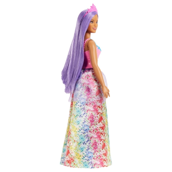 Imagine BARBIE DREAMTOPIA PAPUSA PRINTESA CU PAR MOV