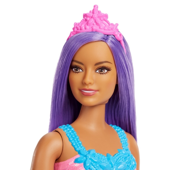 Imagine BARBIE DREAMTOPIA PAPUSA PRINTESA CU PAR MOV