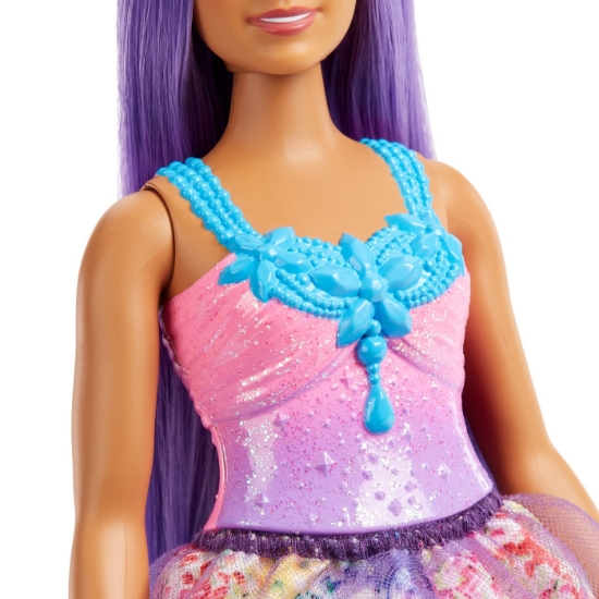 Imagine BARBIE DREAMTOPIA PAPUSA PRINTESA CU PAR MOV