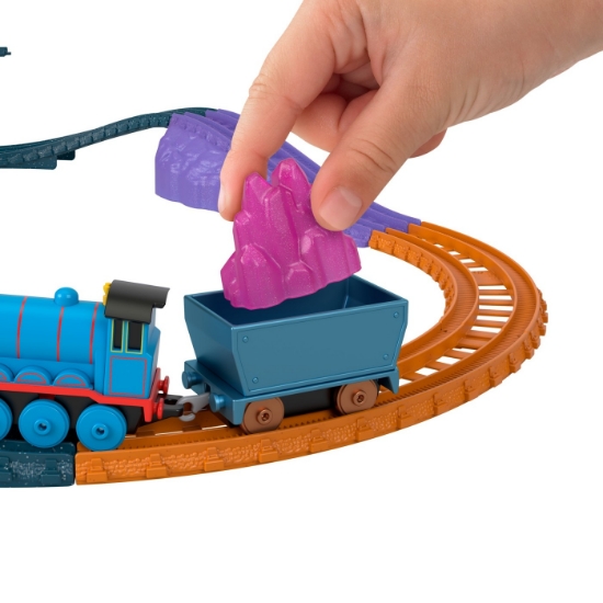 Imagine Thomas set de joacă cu locomotiva Push Along Gordon și accesorii
