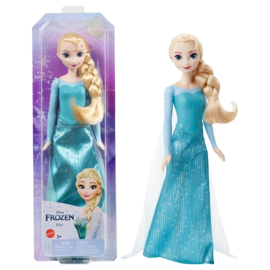 Imagine PAPUSA DISNEY FROZEN ELSA CU ROCHIE ALBASTRA