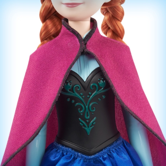 Imagine PAPUSA DISNEY FROZEN ANNA CU CODITE
