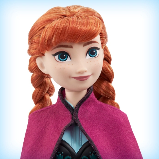 Imagine PAPUSA DISNEY FROZEN ANNA CU CODITE