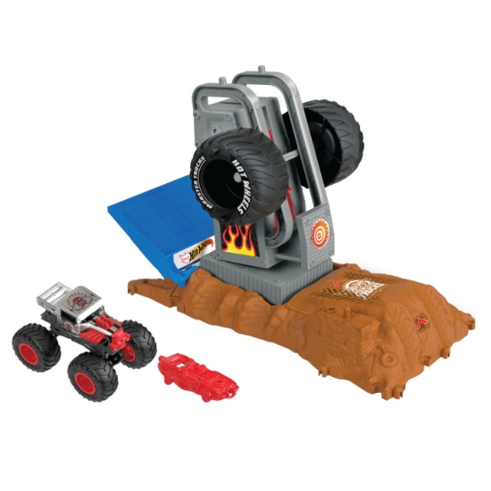 Imagine Hot Wheels Monster Trucks Entry Challenge Arena Smashers – Provocarea Tire Press