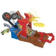Imagine HOT WHEELS MONSTER TRUCKS ENTRY CHALLENGE ARENA SMASHERS PROVOCAREA FIRE CRASH