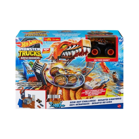 Imagine HOT WHEELS MONSTER TRUCK ARENA SMASHERS PROVOCAREA SPIN-OUT