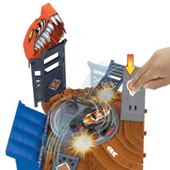 Imagine Hot Wheels Monster Truck Arena Smashers Provocarea Spin-Out