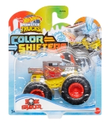 Imagine HOT WHEELS MONSTER TRUCK CAMION BONE SHAKER CU CULORI SCHIMBATOARE SCARA 1:64