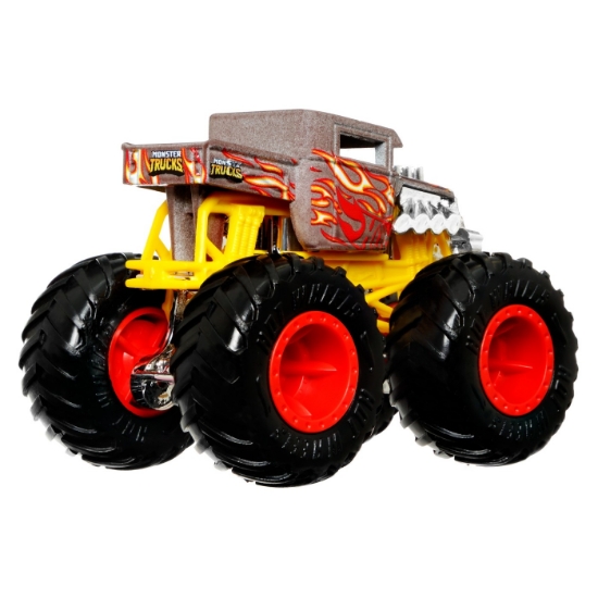 Imagine Hot Wheels Monster Truck Camion Bone Shaker cu culori schimbătoare scara 1:64