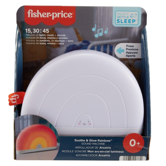Imagine Fisher Price Lampă muzicală – Soothe & Glow Rainbow