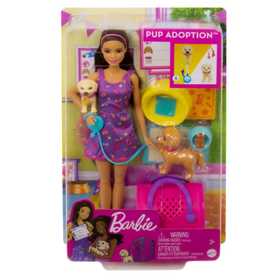 Imagine BARBIE SET PAPUSA BARBIE PUP ADOPTION