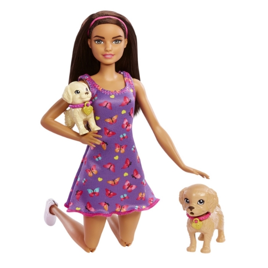 Imagine BARBIE SET PAPUSA BARBIE PUP ADOPTION
