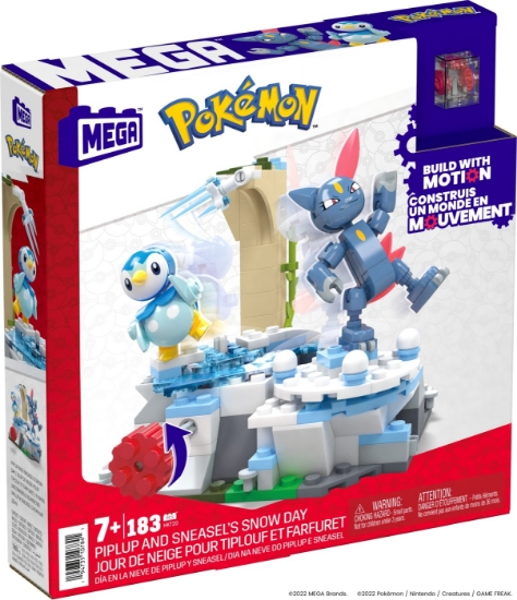 Imagine POKEMON MEGA ZIUA CU ZAPADA A LUI PIPLUP SI SNEASEL