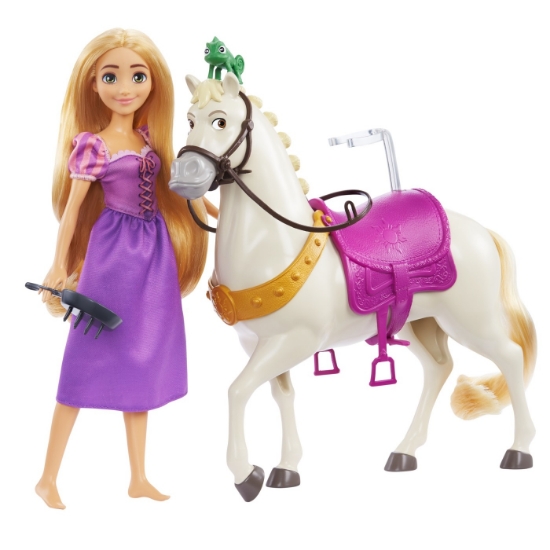 Imagine DISNEY PRINCESS SET PAPUSA RAPUNZEL SI CALUL MAXIMUS