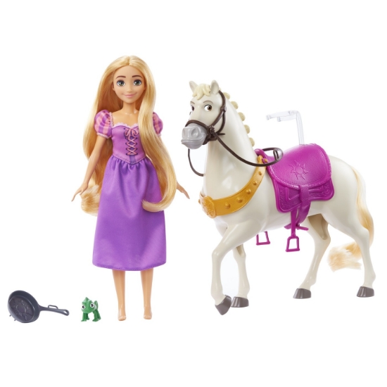 Imagine DISNEY PRINCESS SET PAPUSA RAPUNZEL SI CALUL MAXIMUS