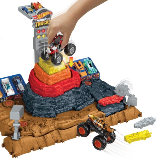 Imagine Hot Wheels Monster Trucks Arena Smashers Bone Shaker Arena Ultimate Crush