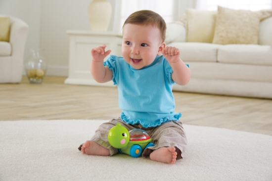 Imagine Fisher Price jucărie apasă și mergi țestoasă