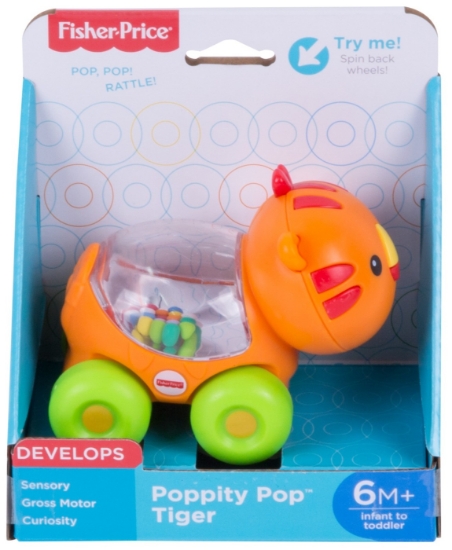 Imagine FISHER PRICE JUCARIE APASA SI MERGI TIGRU
