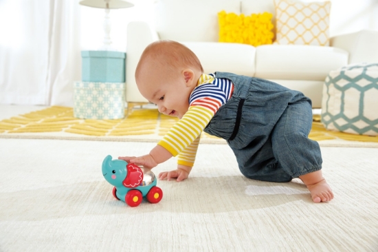 Imagine Fisher Price jucărie apasă și mergi elefant