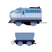 Imagine THOMAS LOCOMOTIVA MOTORIZATA KENJI CU VAGON