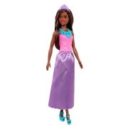 Imagine BARBIE PAPUSA PRINTESA BRUNETA