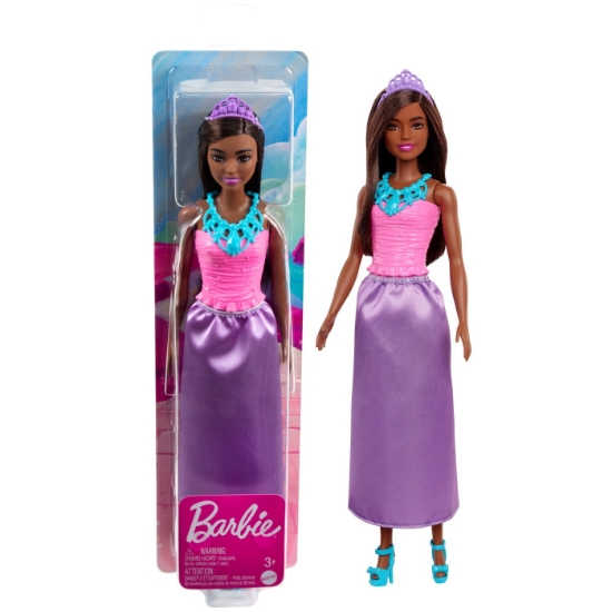 Imagine BARBIE PAPUSA PRINTESA BRUNETA