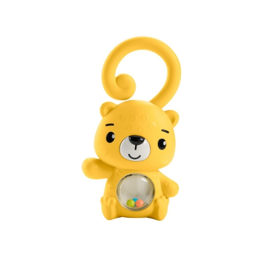 Imagine Fisher Price Jucărie Zornăitoare Leopard – o explozie de culoare și veselie pentru cei mai mici exploratori! 