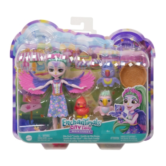 Imagine ENCHANTIMALS CITY TAILS MAIN STREET FAMILIA FILIEI FINCH