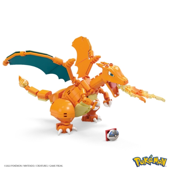 Imagine Pokemon Mega Construx Charizard Dracaufeu Glurak